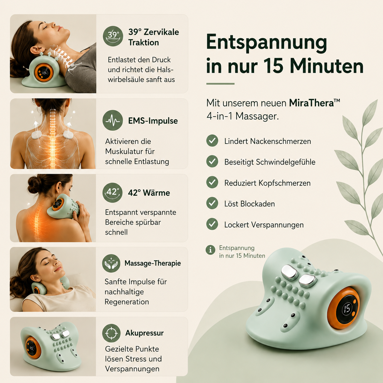 TheraNeck - Nackenmassagegerät